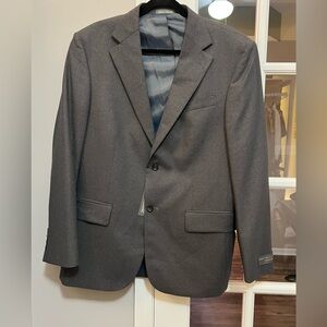 Oscar de la Renta Charcoal Blazer 100% wool size 42R NWT